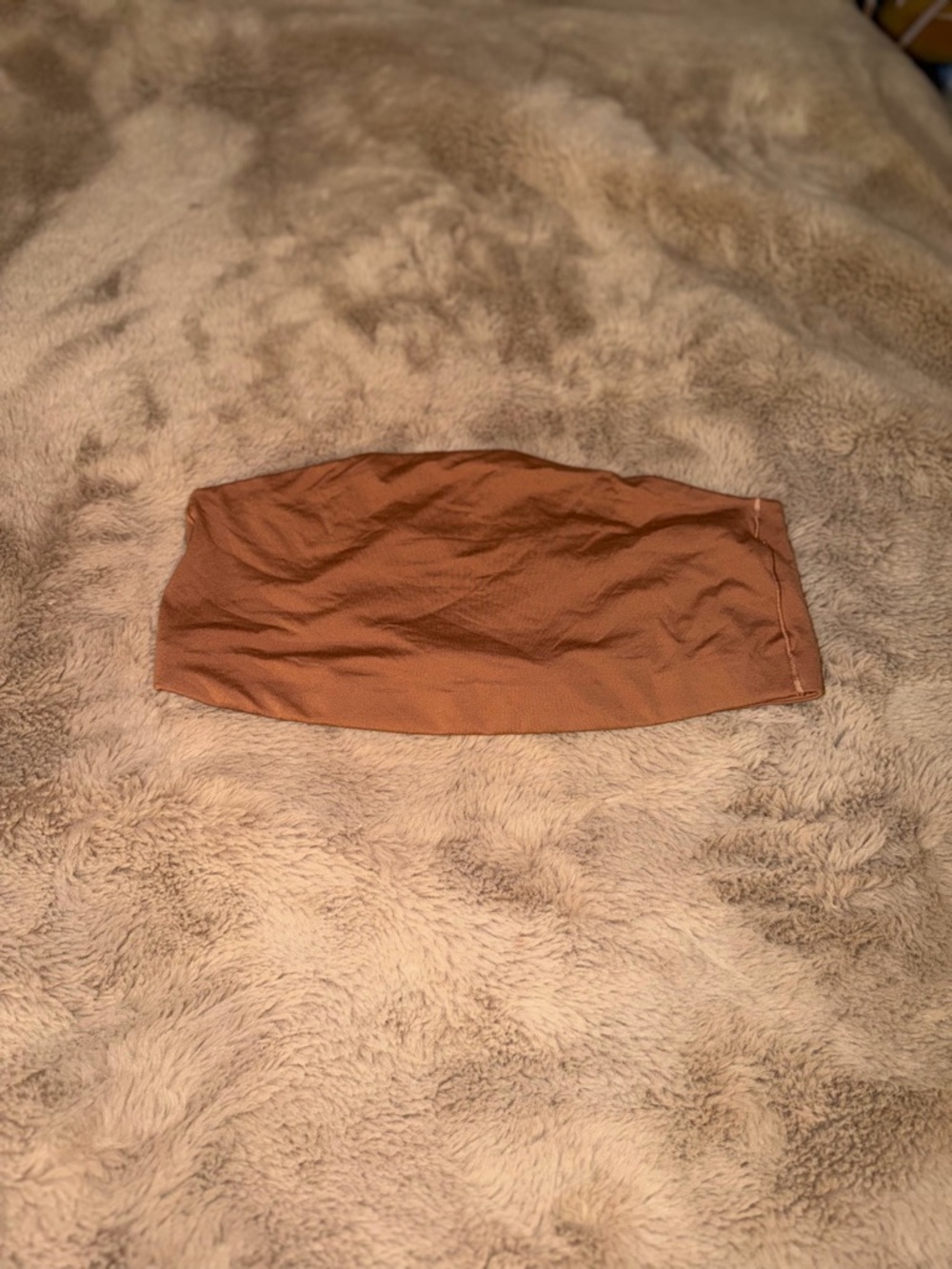 PINK Victoria's Secret Rust Brown Seamless Bandeau